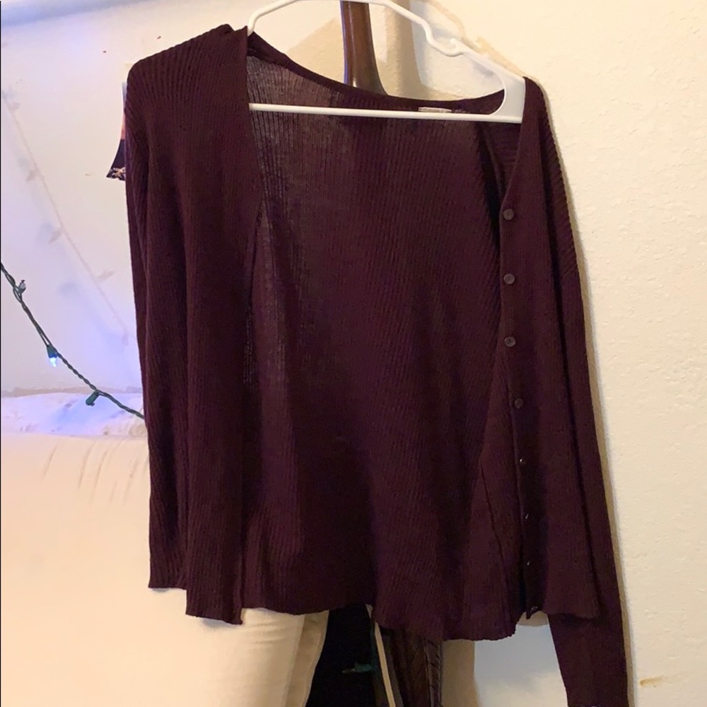 Cardigan burgundy